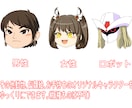 丸投げOK！あなただけのゆっくり立ち絵作ります 喜怒哀楽の動く差分つき、ゆっくりムービーメーカーですぐ使える イメージ3