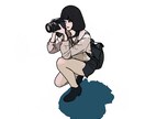 アイコン用、プレゼント用のイラスト描きます SNSアイコンや、友達、家族、恋人にイラストをプレゼント！ イメージ7