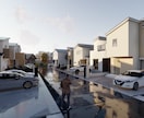 リアルな外観パースを制作します コーディネート提案、建売住宅最適 イメージ1