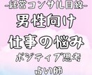 経営コンサルの占い師が仕事の悩み全般を占います 男性向け！経営指導実績20年の霊感タロットポジティブ占い イメージ1