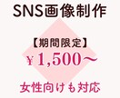 バナー・SNS画像制作します 女性向けも対応！伝わるデザイン イメージ1