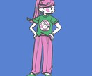 全身アイコンお描きします お気に入りコーデでアイコンを作ってみませんか♪ イメージ5
