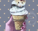 動物×淡色×厚塗り｜やわらかな空気感の絵を描きます 商用利用OK◎一枚絵・MV・サムネ等お気軽にご相談ください イメージ8
