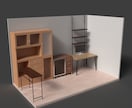お部屋の簡易模型３Dプリンターで作成します お部屋の簡易模型＆リアルイメージ作成で理想の空間を形に！ イメージ1