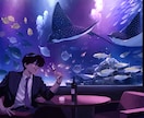 背景込みの一枚絵を制作します ノスタルジックで物語を感じられる世界観を描きます イメージ2
