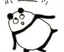パンダや人物などのイラスト制作します ほっこりしたイラストや4コマ漫画を制作します イメージ3