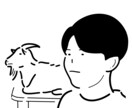 お写真をシンプルおしゃれな似顔絵風イラストにします 商用利用◎SNSや動画配信に！自分だけのオリジナルアイコン♡ イメージ1