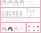 目がキラキラした女の子のイラストを描きます サムネイルやアイコンにお使いください イメージ7