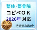 接骨院向け｜採択率UPの事業計画を提供します 最新フォーム対応済　即日対応可能です！ イメージ1
