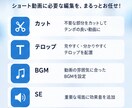 ショート・切り抜き・動画制作します 編集作業が面倒と感じている方必見！ イメージ3