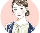 華やかで可愛らしい印象の人物アイコンを描きます 女性らしさと透明感で印象アップ！|商用◎|日常使いも◎ イメージ3