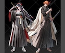 表情差分5種まで無料！立ち絵制作いたします TRPG、ゲーム、動画等にいかがでしょうか？ イメージ4