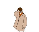あなたのシンプルイラストを作成します 提出いただいた写真を元に人物イラストを描きます！ イメージ2