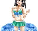 RPGツクールなどの立絵、差分などを作成いたします オリジナルの少女、中年おじさん等が得意です。 イメージ4