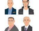 シンプルなアイコン・バストアップ描きます ビジネス、学校、ファミリーにも イメージ4