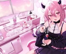 歌ってみた立ち絵キャラデザイラスト等描きます ロリータ地雷系得意！衣装デザインもします！ イメージ3