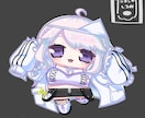 ちびキャラ・ミニキャラアイコン描きます おまんじゅうシルエットのかわちいアイコンです イメージ3