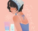 色彩で魅せるイラスト描きます かわいくてお洒落なアイコンや似顔絵いかがでしょうか？ イメージ6