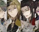 かっこいい男性、かわいい女性を一枚絵で描きます ソシャゲ風の塗り•タッチで描きます！ イメージ3