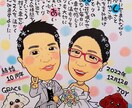 世界に一つの似顔絵お名前詩を作成致します 各種お祝いのプレゼントやご自宅用に♪ イメージ4