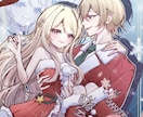 カップルイラストや夢絵、可愛い女の子を描きます 距離近め 甘々 ピンクが得意！ドキドキなイラストをお届け！ イメージ3