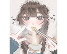 可愛く、目を引く素敵なイラスト作成いたします 立ち絵、1枚絵、キャラクターデザインなんでもおまかせ下さい！ イメージ3