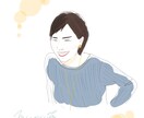 柔らかく雰囲気を伝える似顔絵を描きます 父の日、母の日、誕生日などのプレゼントにも イメージ3