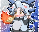 量産ちびキャラ【ドラゴン着ぐるみ】を描きます Vtuber / Vライバーさんに大人気の量産シリーズです！ イメージ8