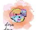 あなたの愛犬をイラストデザインします シンプルな線画で愛犬をかわいくデザイン。著作権譲渡付き。 イメージ1