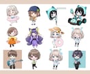 ちびキャラ、ミニキャライラストお描きします アイコン、サムネ、グッズにも!!商用料込みです イメージ4