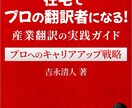 翻訳案件を継続受注する秘訣を伝授します プロの翻訳者が実践するノウハウを凝縮した3冊セット！ イメージ2