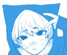 SNSのアイコン用の可愛いイラストを描きます 萌え絵と最近の絵柄を混ぜたイラストを描きます！ イメージ3