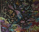 創作代行をいたします 塗り絵、スクラッチアート、ダイヤモンドアート、シールパズル イメージ1