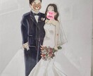 2週間で似顔絵・ウェルカムボードかきます プレゼントの似顔絵を手書きで2週間で仕上げて描きます！ イメージ1