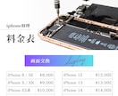 郵送OK！ iPhone画面・バッテリー修理します 【格安】iPhone8〜15修理｜専門業者3年歴の実績あり イメージ3