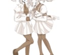 二頭身イラストから八頭身までなんでも描きます ギャルゲー/ゲーム風のイラストならぜひ！ イメージ3