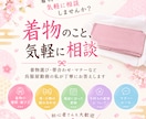 着物のコーディネートご相談のります 現役呉服屋店員、あなたの着物のお悩みを解決！ イメージ1