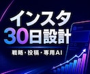 約1.8万人運用者がインスタ30日設計します 戦略・プロフィール・12投稿・専用AIまで一式納品 イメージ1
