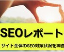 WEBサイト全体のSEO対策レポートを作成します 月次診断としても◎安価で高品質なSEOレポートで売上アップ！ イメージ1
