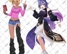 あなただけのキャラクターの立ち絵描きます 世界観にあったキャラクターの立ち絵を描きます！ イメージ3