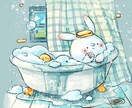 お試し価格★かわいい動物キャラクター描きます 水彩絵本風のイラストで優しい雰囲気に イメージ2