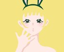 レトロな雰囲気の人物イラストを制作します SNSアイコン・動画・挿絵などで個性を出したい方へ イメージ1