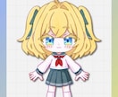 商用利用OK！ミニキャラデザインいたします （おまかせOK）2.1等身規格でのキャラクターデザインです イメージ3