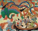 浮世絵風のかっこいい絵を描きます 和風で粋なイラストで様々なデザインに対応します イメージ5