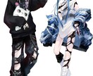 TRPG・動画の立ち絵・SD制作します 貴方だけのデザインを制作します！ イメージ5