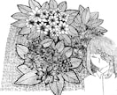 緻密な線ペン画を提供します 細かいペン画を提供します。色付けも可能です。 イメージ3