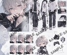 イラスト.アイコン.Vtuberイラスト作成します イラスト.アイコン.Vtuberイラスト.SNSデザイン作成 イメージ3