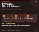 PDFの表をExcelへ抽出して整理します 元ページを残し要確認箇所まで一覧化 イメージ1