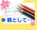 浪人生の保護者様◆本人には言えないことお聴きします /焦り/相談/悩み…親ができることを一緒に考えましょう！ イメージ1