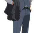 TRPGの立ち絵描きます アニメ塗りの立ち絵を作成します イメージ1